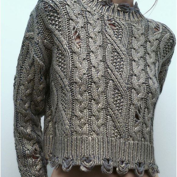 Zara Sweaters - 🆕 2024 ZARA METALLIC SWEATER